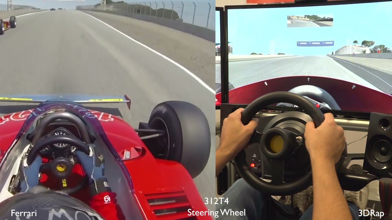 Ferrari 312T4 Replica Steering Wheel for Simracing - Road Test! Simracer vs Real car