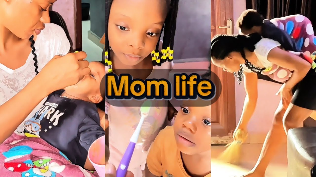 Mom Life 🇳🇬: Busy Morning in My Life with 3 Kids😩#momlife 