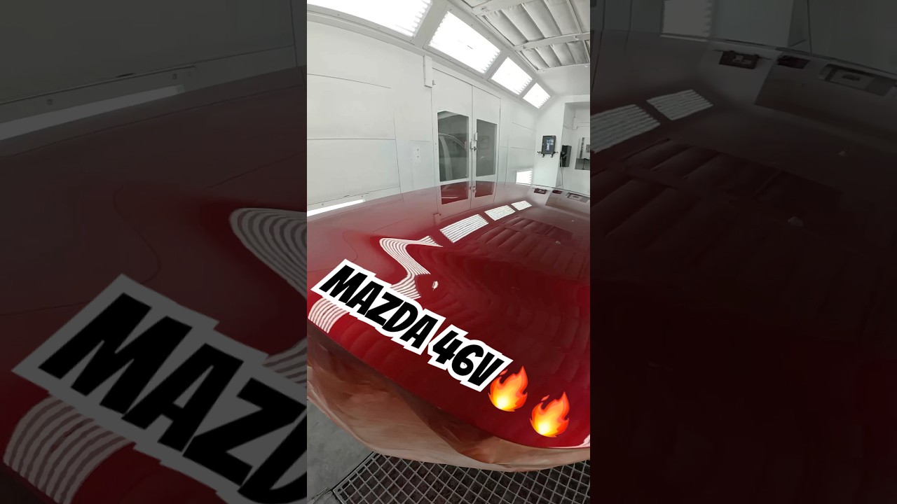 Spraying Mazda&rsquo;s Most Iconic Color &ndash; Soul Red Crystal 46V