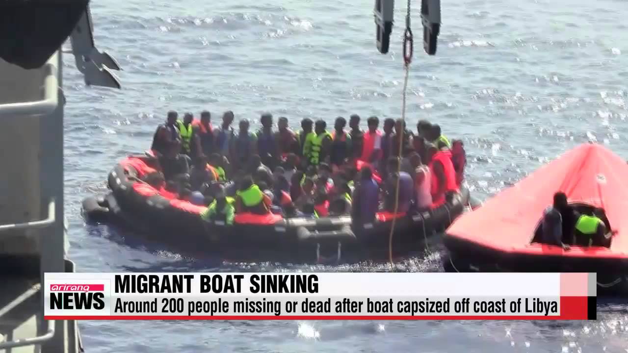 Around 200 missing or dead from migrant boat accident in Mediterranean Sea   지중해