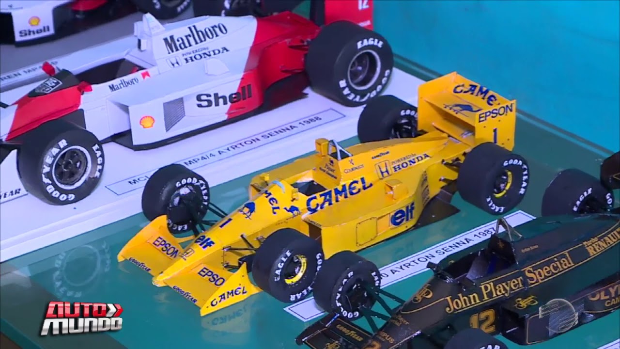 Papelmodelismo: conheça hobby em  montar carros de Fórmula 1 em papel