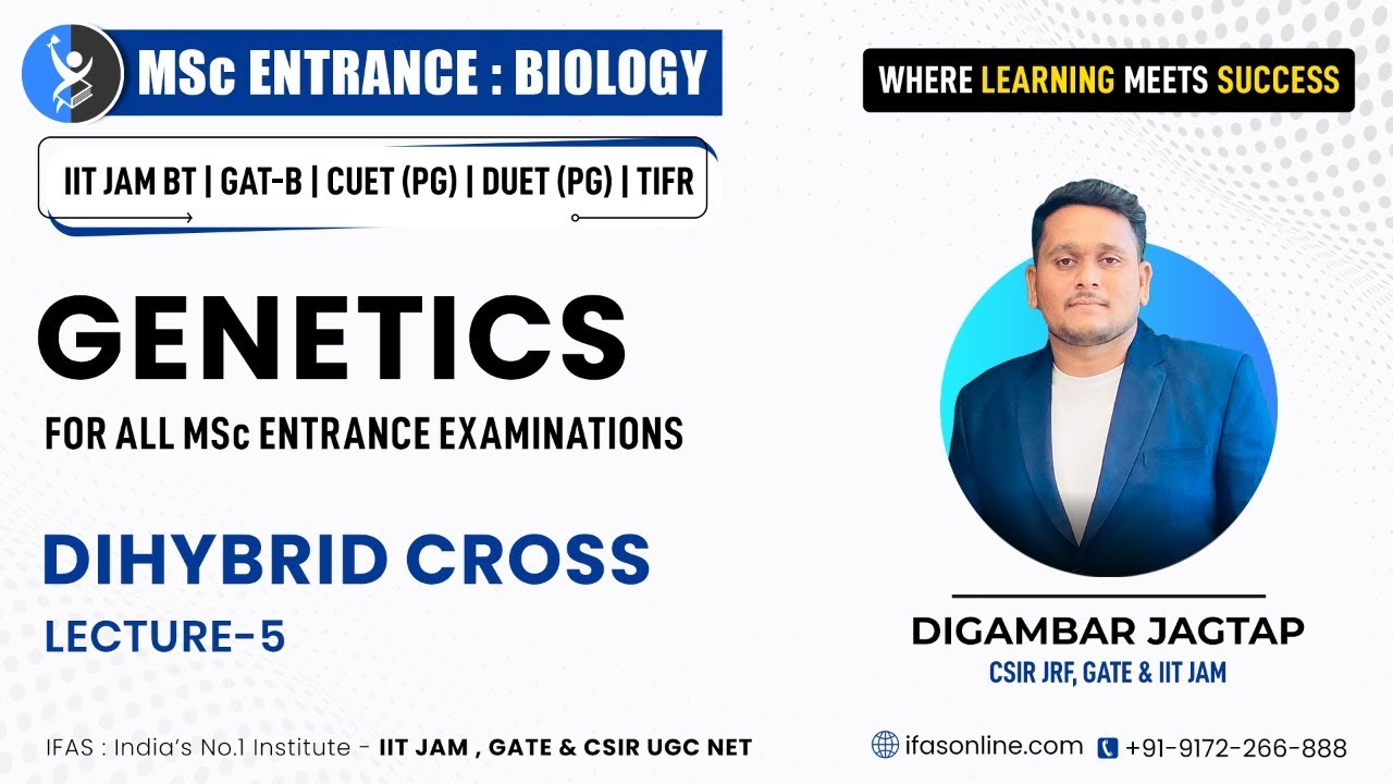 𝐋𝐞𝐜𝐭𝐮𝐫𝐞 𝟎𝟓 : 𝐃𝐢𝐡𝐲𝐛𝐫𝐢𝐝 𝐂𝐫𝐨𝐬𝐬 || 𝐆𝐞𝐧𝐞𝐭𝐢𝐜𝐬 𝐋𝐞𝐜𝐭𝐮𝐫𝐞 𝐒𝐞𝐫𝐢𝐞𝐬 𝐖𝐢𝐭𝐡 𝐃𝐉 𝐬𝐢𝐫 ||