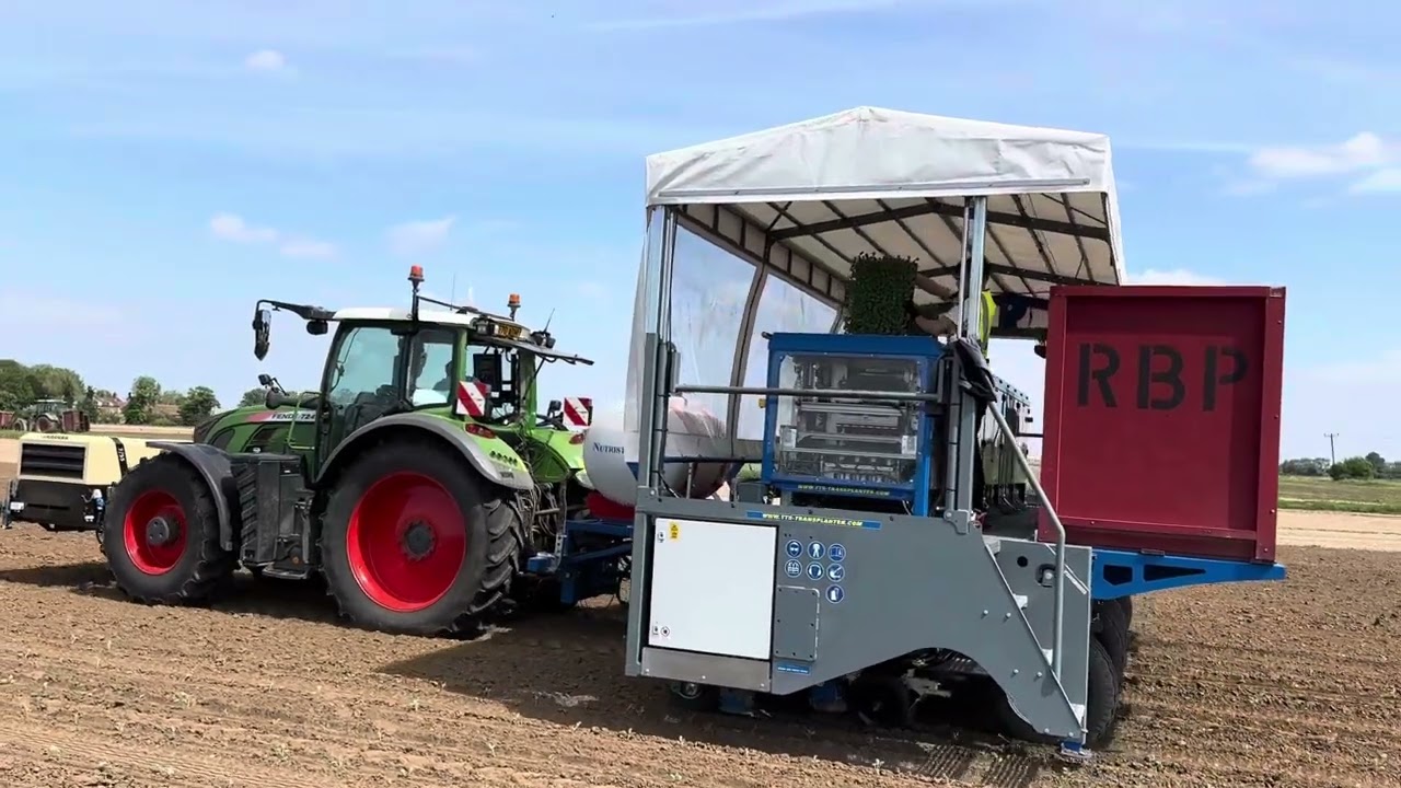 10 row automatic TTS transplanter