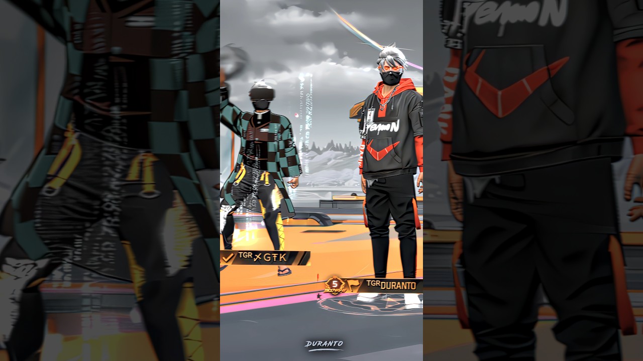 Again Toma Tusi 2.0 With @gtk111ff @nstwinsff @bonex4_ff 🐰🔥 #shorts #shortsfeed