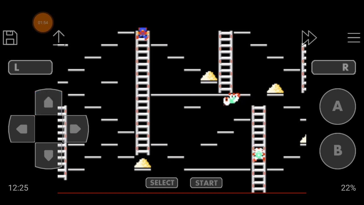 Lode Runner (GBA) - Stage 14