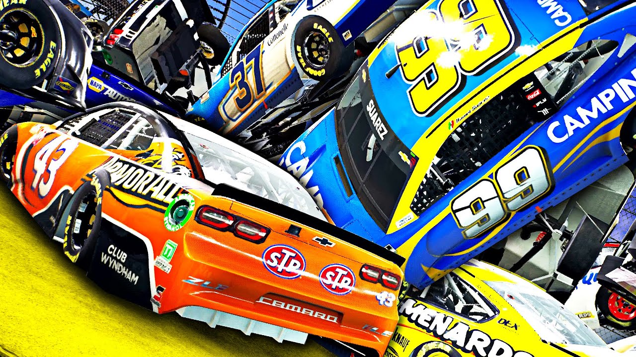 Driving into Oncoming Traffic at ALL 26 Tracks in NASCAR '21: Ignition