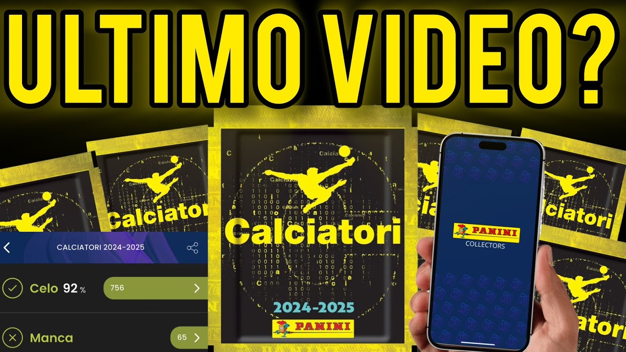 ULTIMO VIDEO? 🤔 CALCIATORI PANINI 2024-2025! #figurine