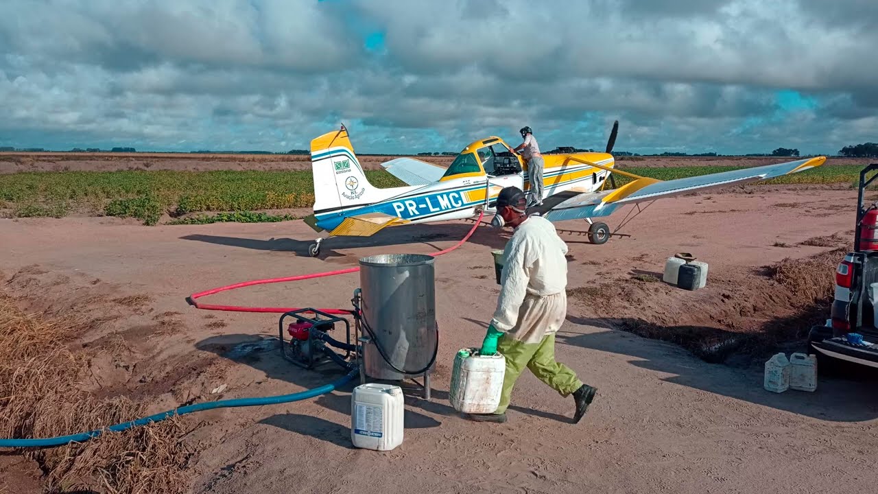 ⚠️🛩️ Agro aviação agricola, técnico agrícola executor, aplicação de herbicida,veja o abastecimento 🚀
