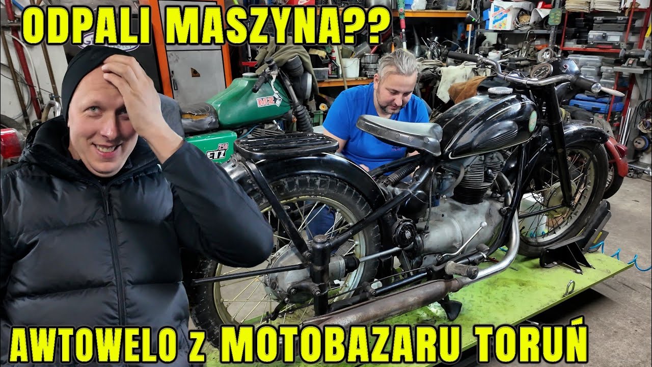 Czy Wojtek uruchomi AWTOWELO 🤔🤔 Nowy nabytek Andrzeja nie był odpalany od wielu lat 🫣🫣 