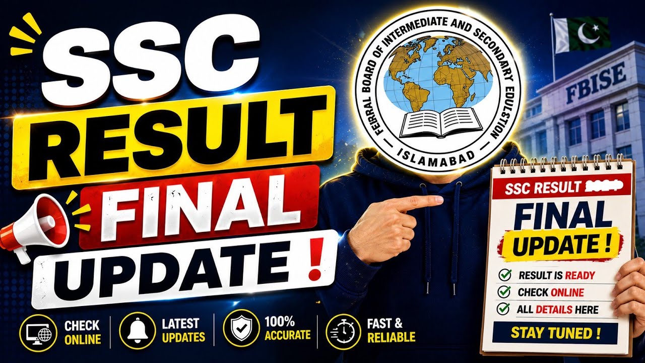 FBISE SSC Result 2026 Update | Class 9 & 10 Result Coming Soon 🔥 Official Latest News
