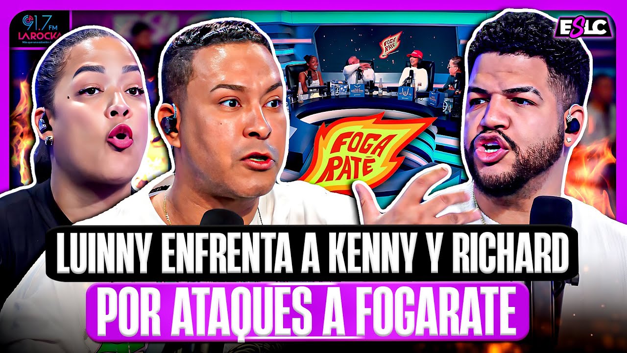LUINNY ENFRENTA A KENNY Y RICHARD POR ATAQUES A FOGARATE EN LA FÓRMULA Y ELLOS SE DEFIENDEN!
