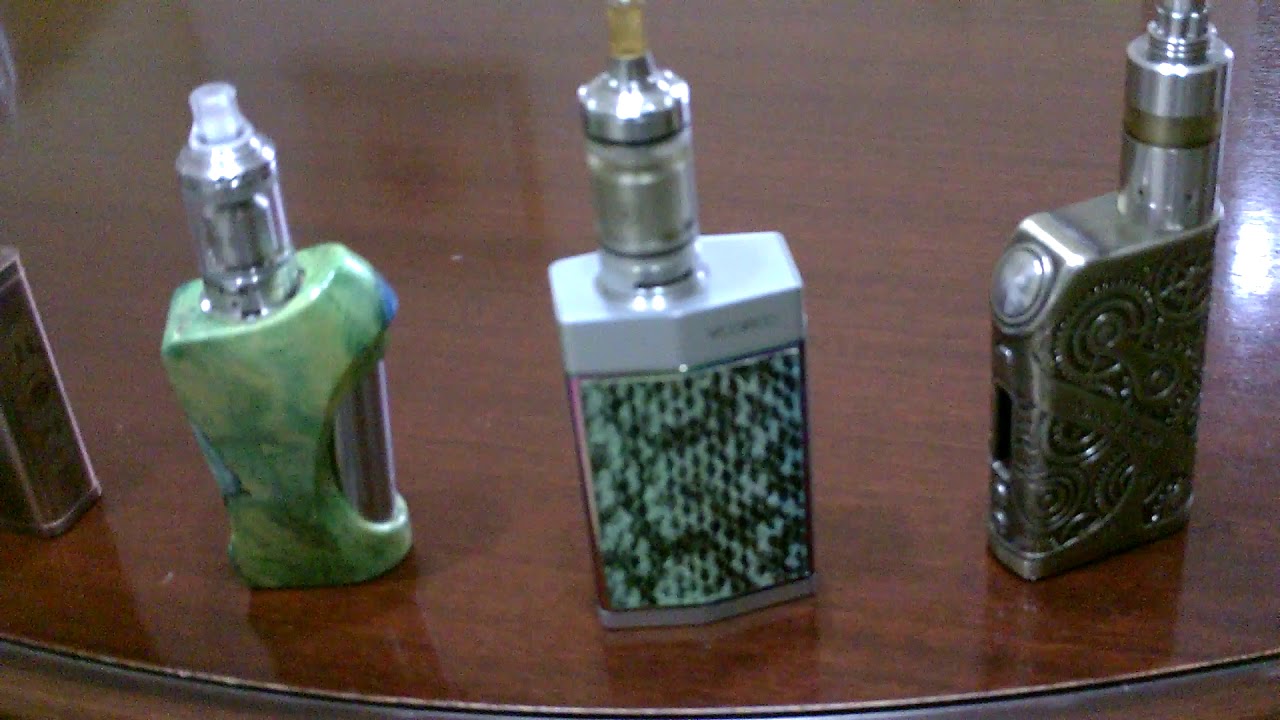 SVAPO La mia collezione di Box mod e Atom