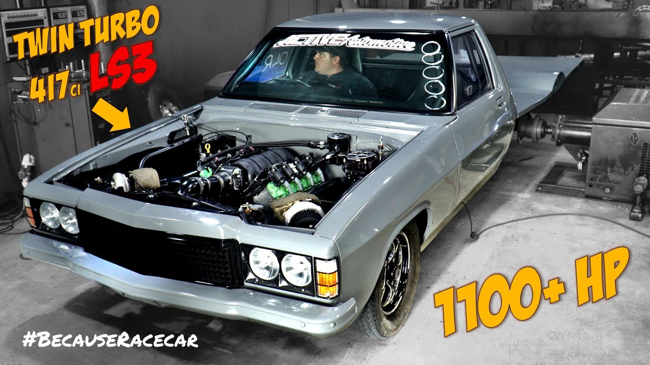 LS3 Twin Turbo One Tonner on the Dyno! | 417ci | Black Magic Race Cars | LundyRaceFab | Jeff Johnson