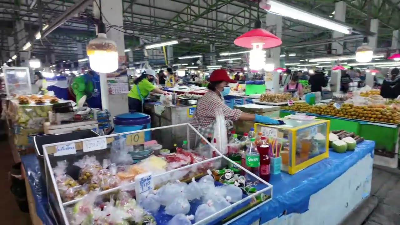 A Local Market, Nam Tong, In Saraphi Area In Chiang Mai Thailand