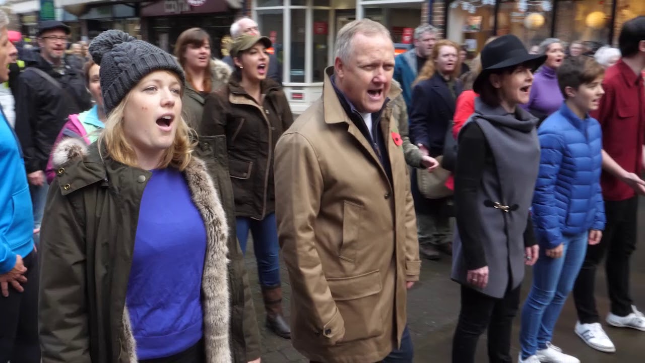 Petersfield Theatre Group Flashmob - 'All Shook Up'