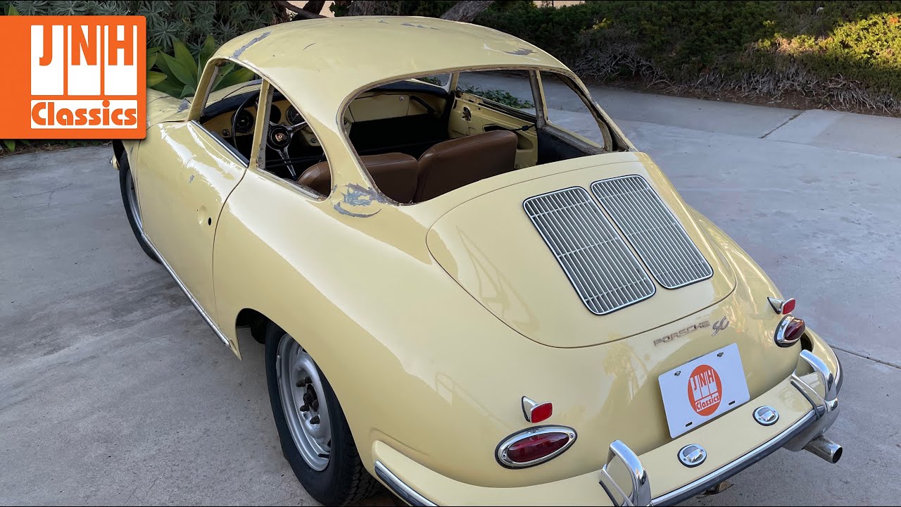 Wrecked Porsche 356 - (Episode 6) Windshield & Rear Window Install