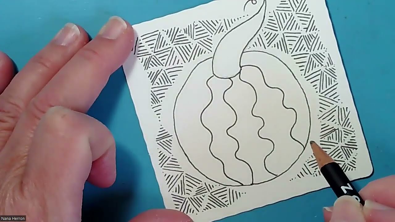 2024 Inktober Tangles Day 31: Swarm & Tangle of the Week 41: Künstler