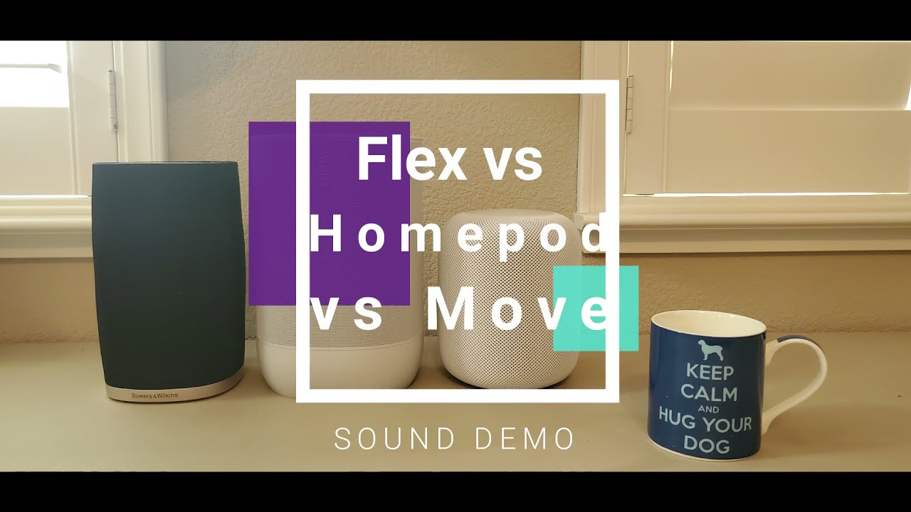 Formation Flex vs Apple Homepod vs Sonos Move - Sound Demo