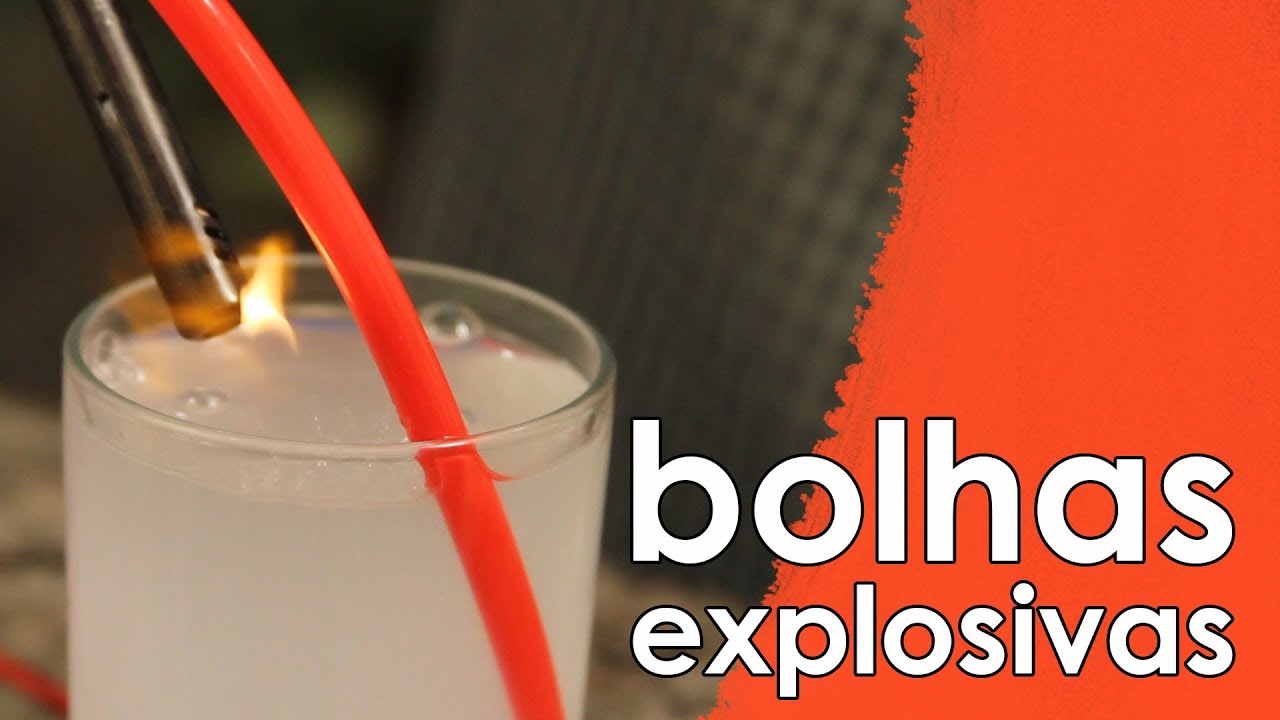 Bolhas explosivas - ELETRÓLISE DA ÁGUA (EXPERIÊNCIA)