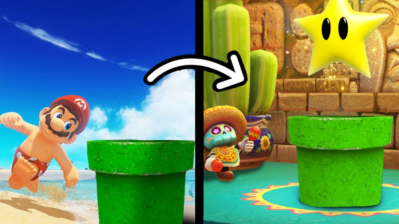 Mario Odyssey Speedruns but Everything is Random are getting Incredible