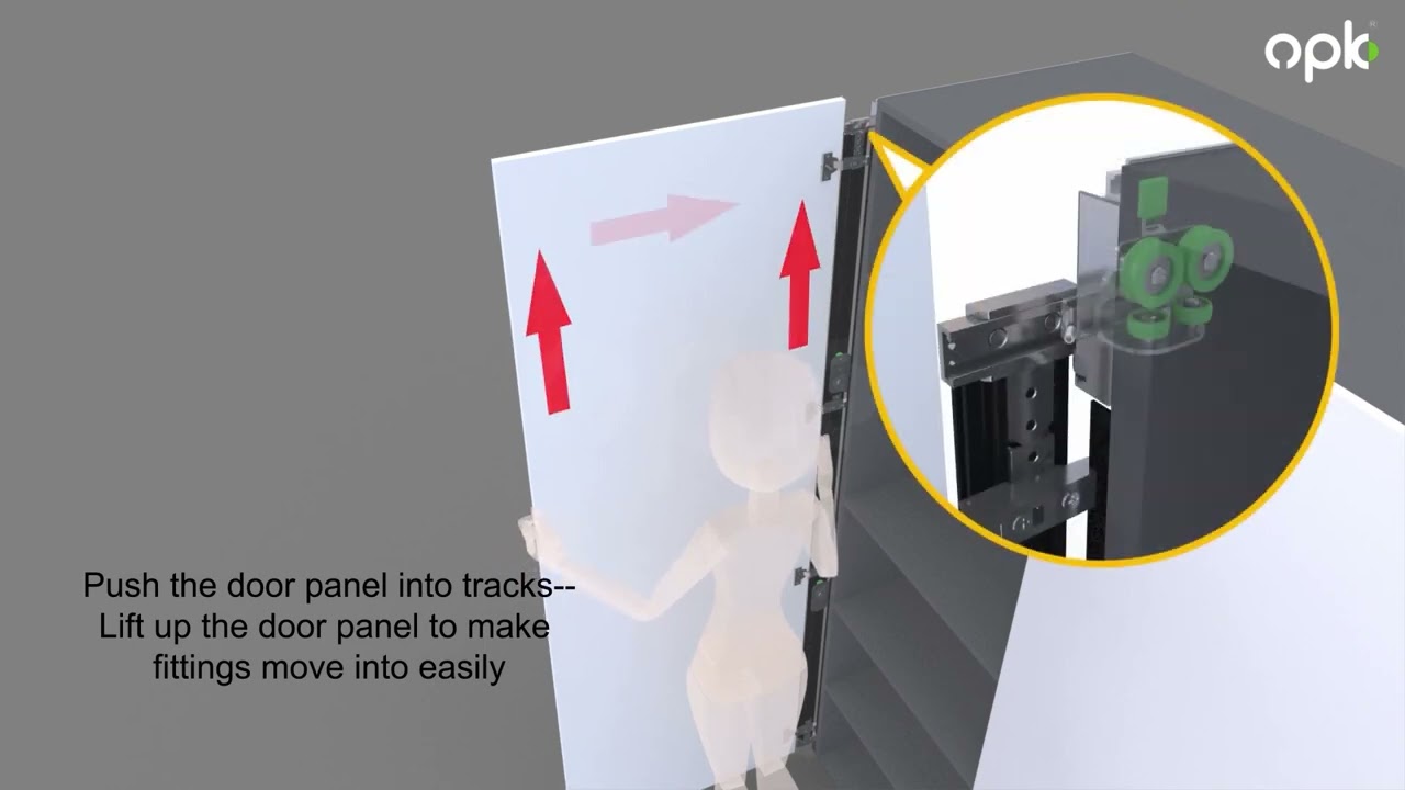 OPK   Rotary Pivot Sliding Door Gear System Installation Guide