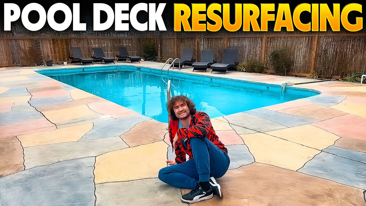How to RESURFACE Pool Deck