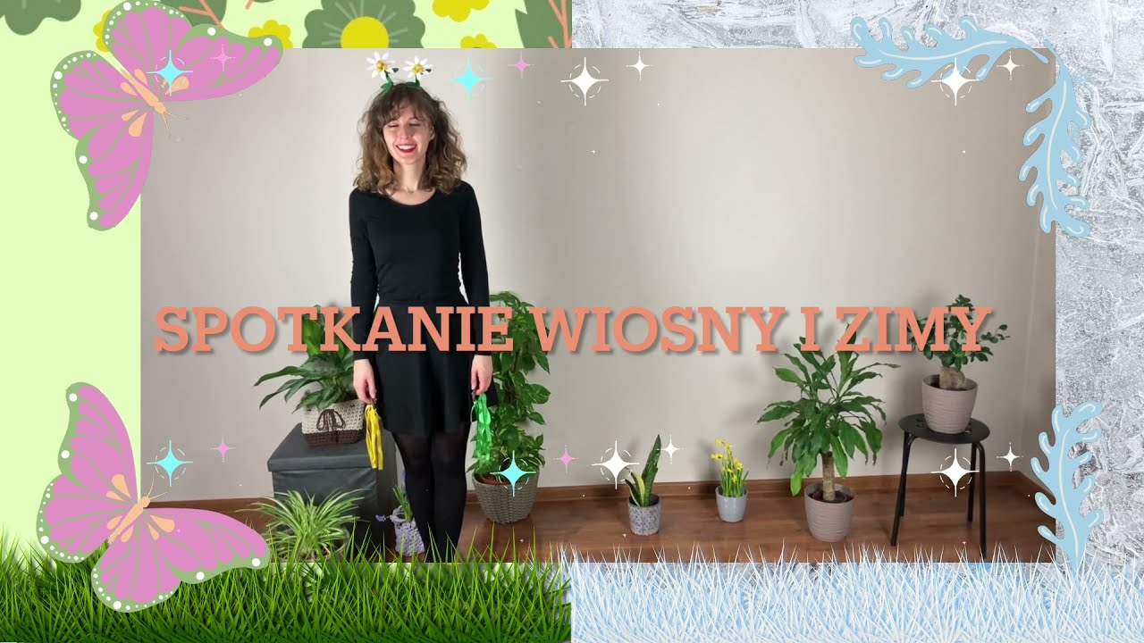 Spotkanie wiosny i zimy -  zabawa muzyczna