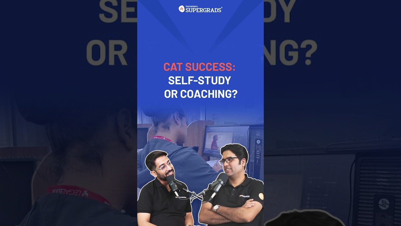 CAT Exam Preparation - Self Study or Coaching | How to Prepare for CAT Exam| #shorts