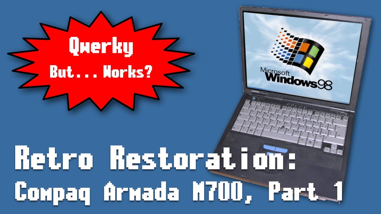 Restoring a Compaq Armada M700: the failed recovery (part 1)