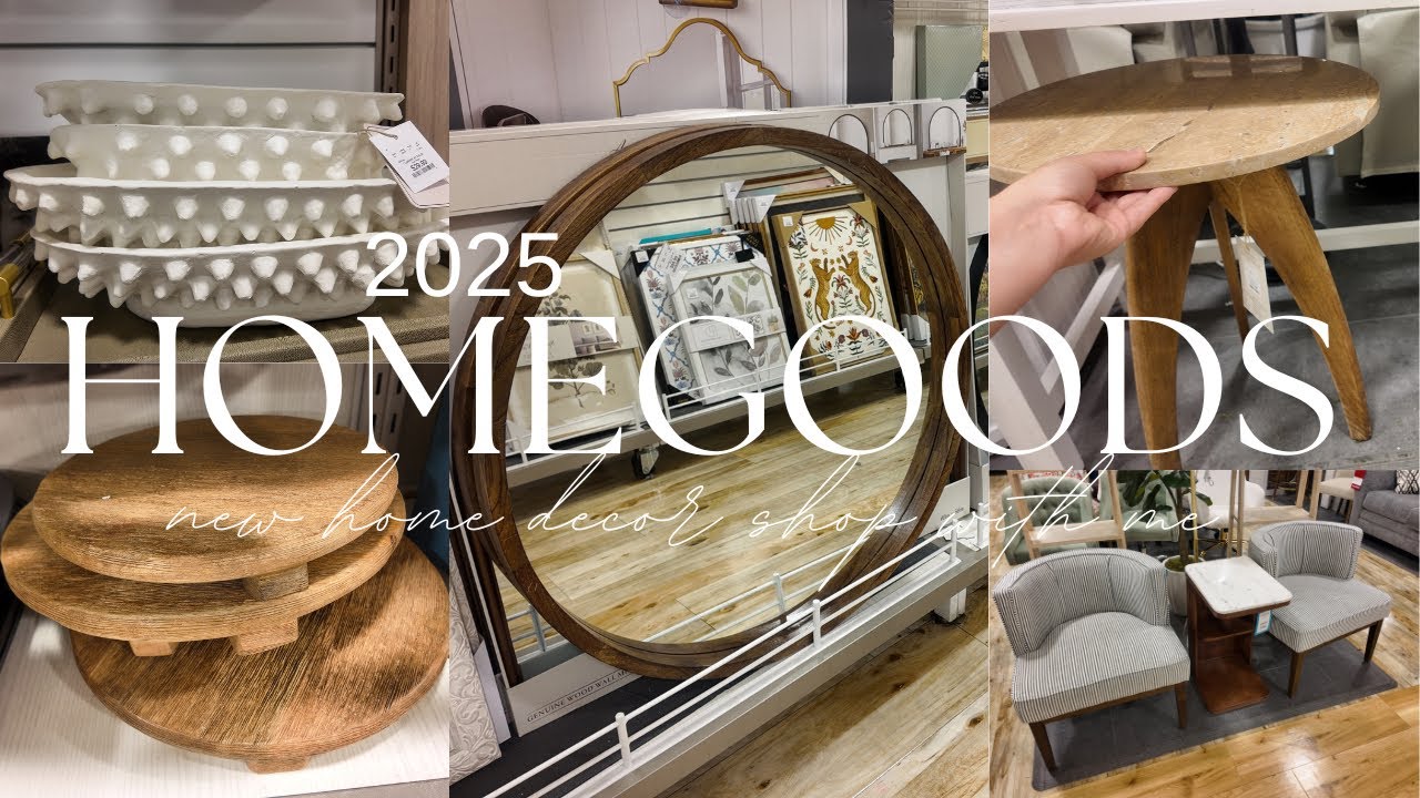 HOMEGOODS SHOP WITH ME 2025 || HomeGoods Designer Dupes || DECORATING IDEAS & TRENDS 2025