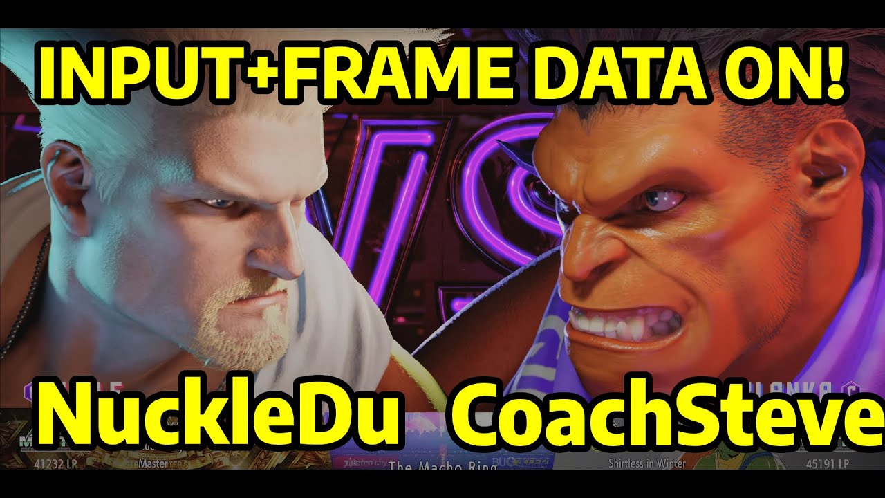 Street Fighter 6 ➥ NuckleDu (GUILE ガイル) VS CoachSteve (BLANKA) 4K Master Ranks