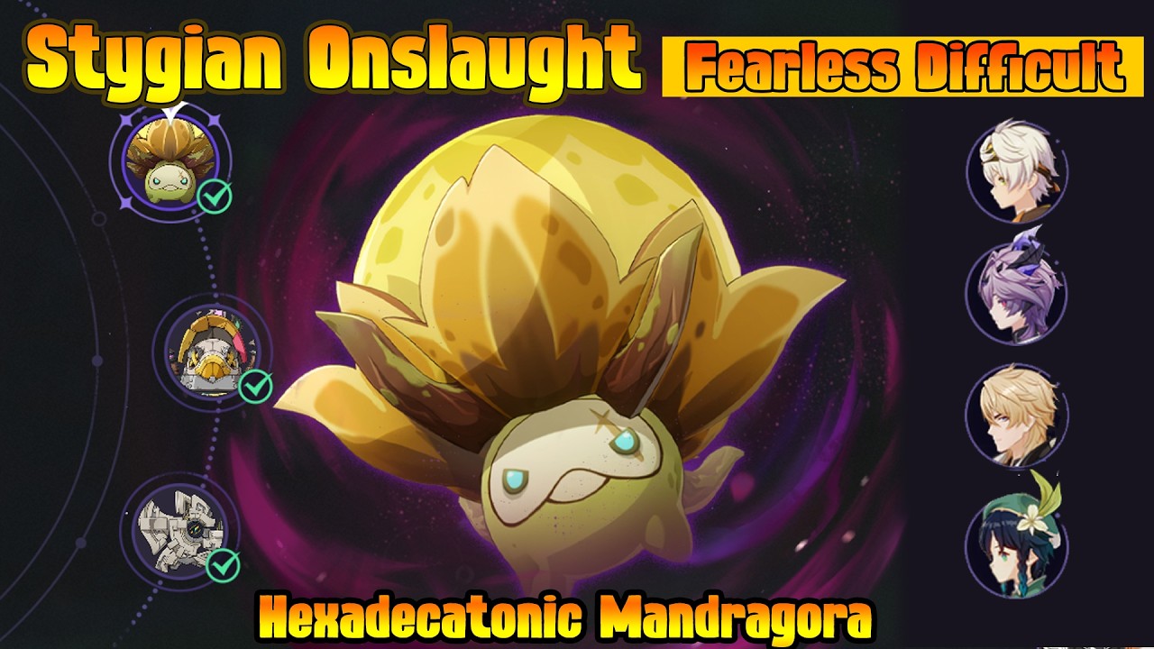 Stygian Onslaught 6.4 - Hexadecatonic Mandragora - Fearless Mode - Pyro Varka