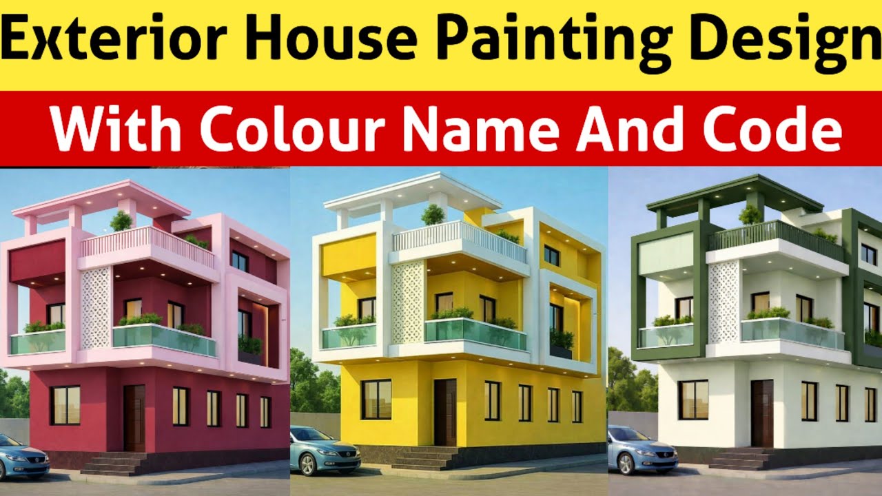 Latest Colour Combination Idea/ Latest Colours combination For Exterior House 