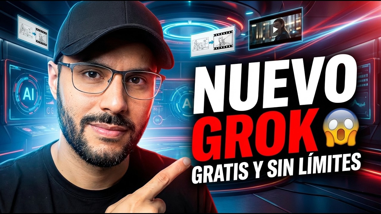 NUEVO GROK 😱 Ahora TODO se ve como una PELÍCULA (GRATIS)