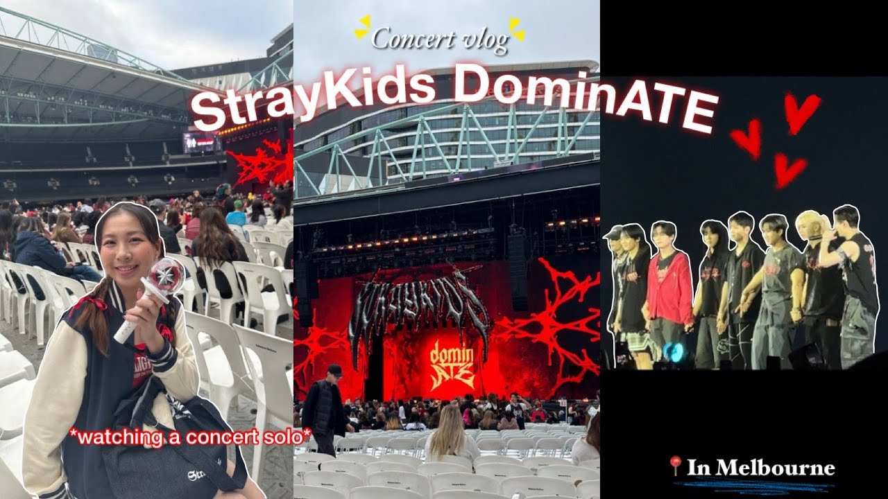 STRAY KIDS DominATE CONCERT VLOG | going to a concert solo for the first time!!