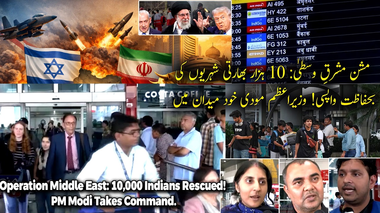 Over 10,000 Indians Evacuated Safely from Conflict-Hit Middle East