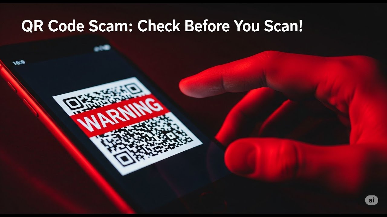 ⚠️ QR CODE SCAM ALERT! Don't Scan This!  (How to Avoid Losing Money! )