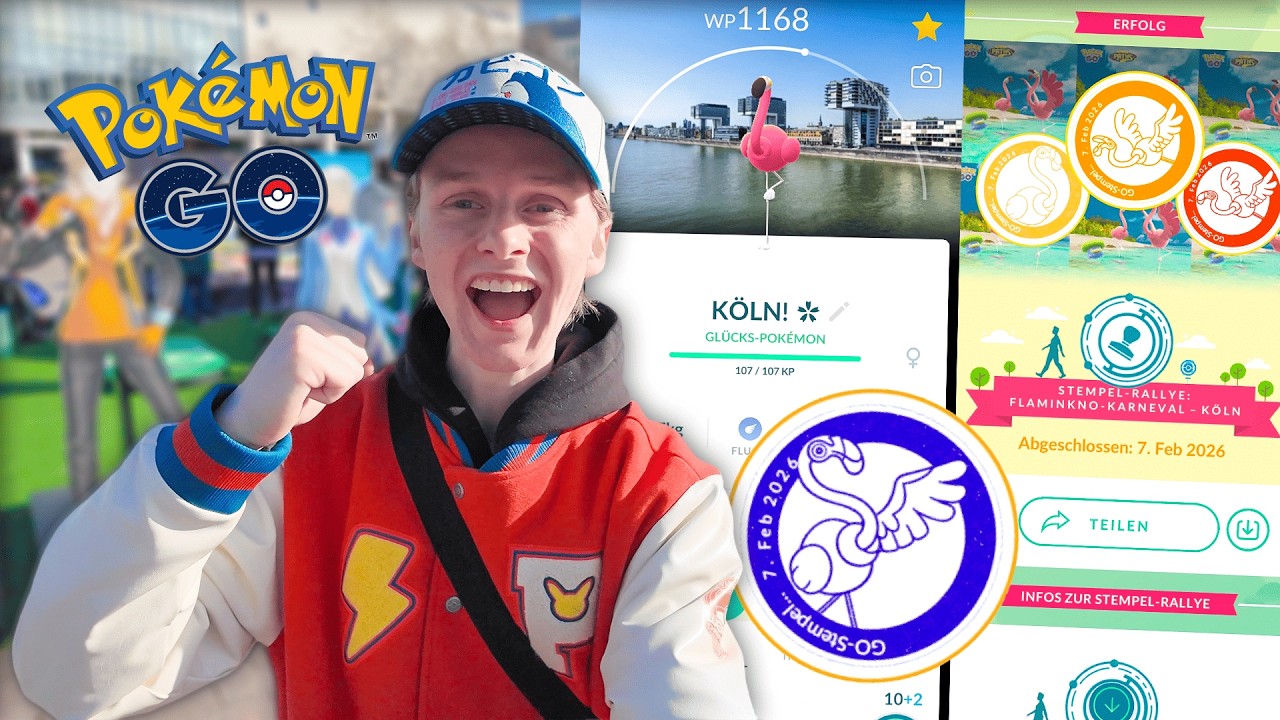 ERSTE POKÉMON GO STEMPEL RALLYE in Deutschland war WILD!