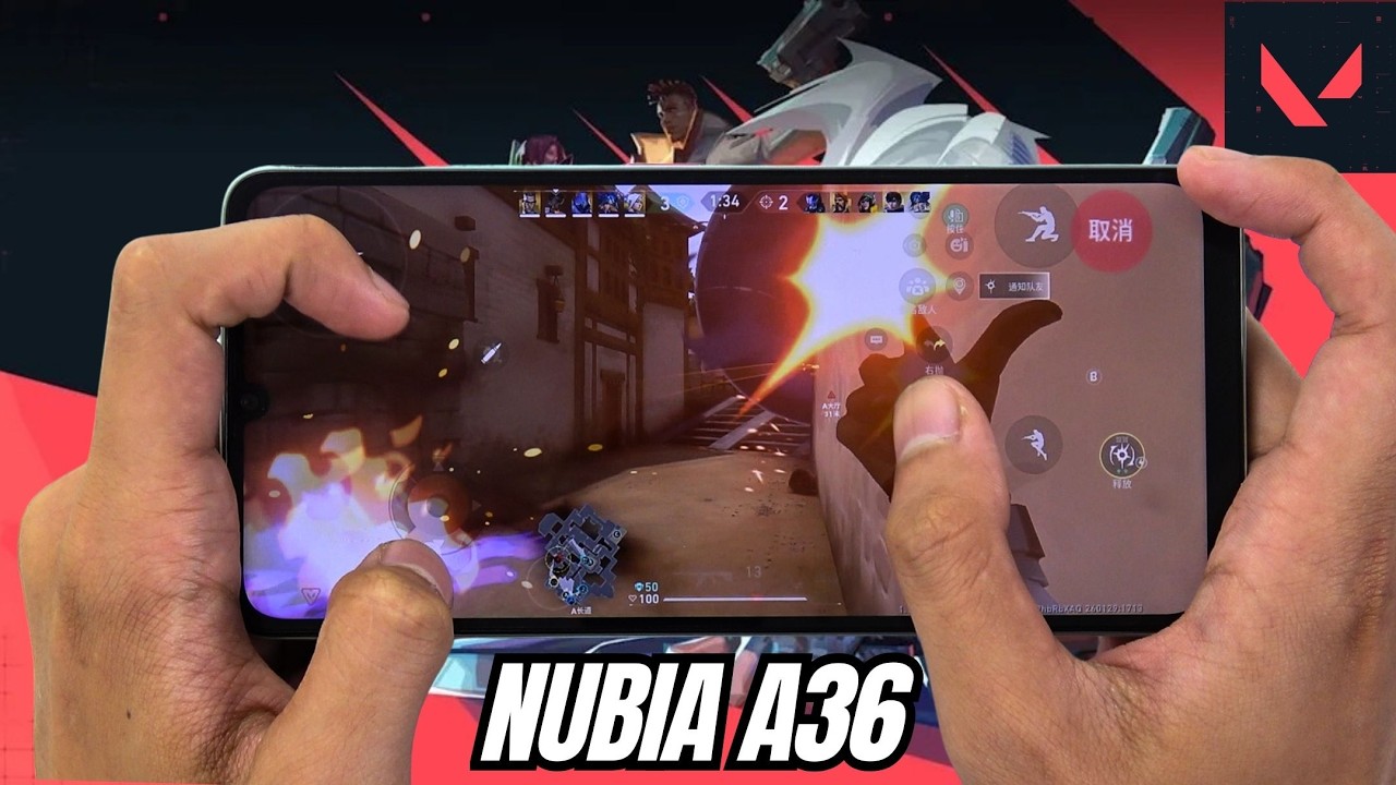NUBIA A36 Test Game VALORANT Mobile | Unisoc T7200