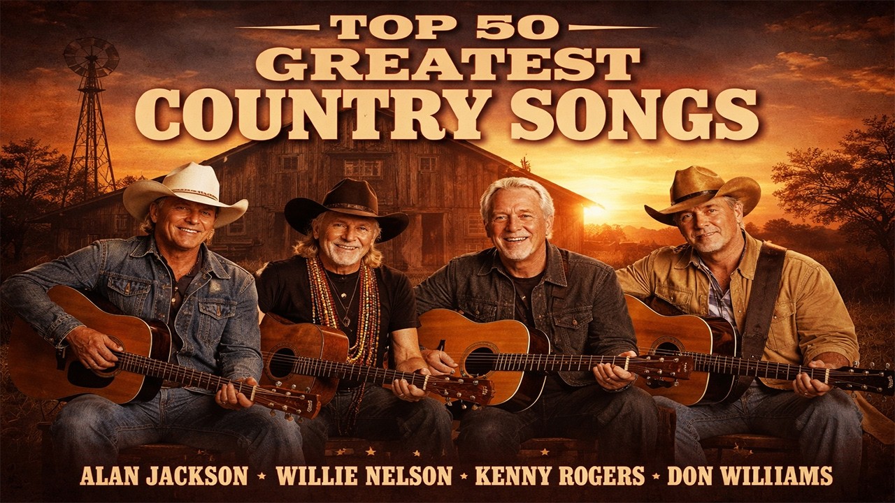 Classic Country Gold 🎸 Best Of Alan Jackson, Willie Nelson, Kenny Rogers, Don Williams