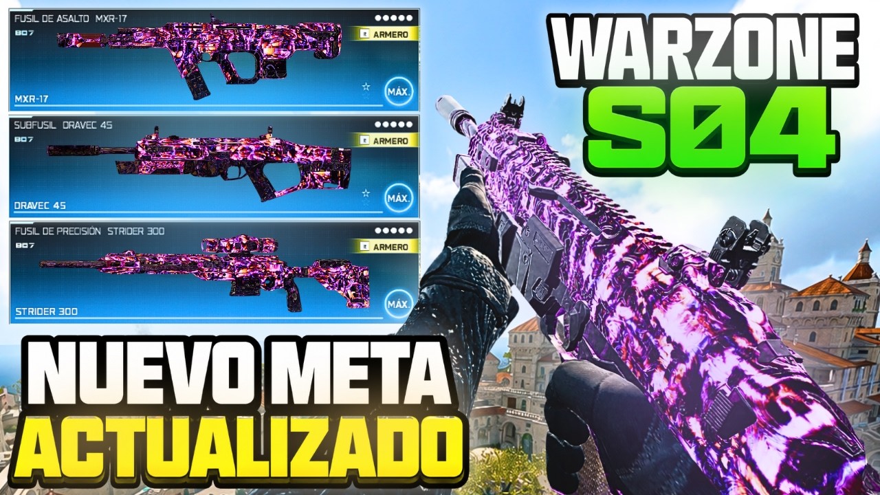 *TEMPORADA 4* el META ABSOLUTO de WARZONE...​​​​😱​| MEJORES ARMAS WARZONE/META WARZONE