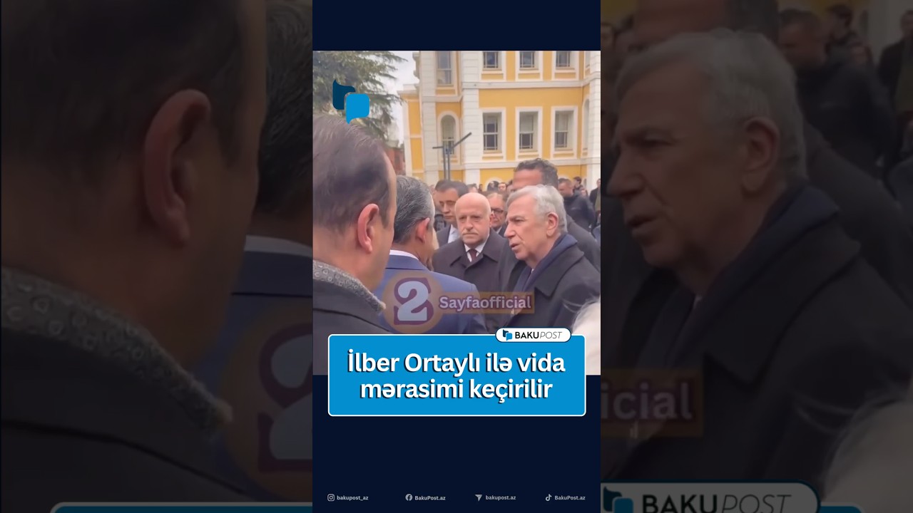 Türkiyə tarixçisi İlber Ortaylı ilə vidalaşır