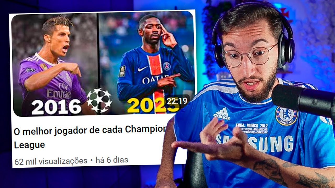 O melhor jogador de cada Champions League