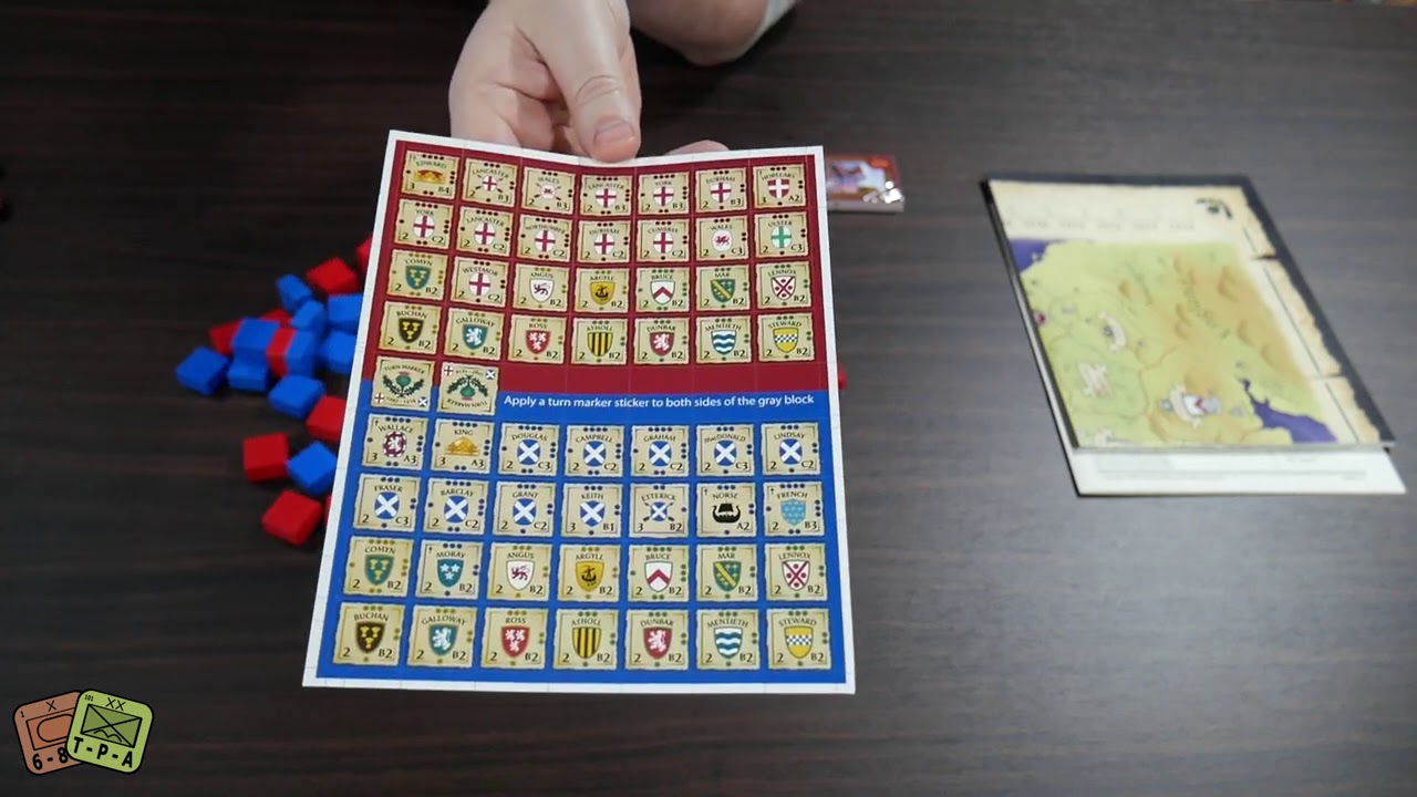 Unboxing: Hammer of the Scots from Columbia Games - The Players' Aid