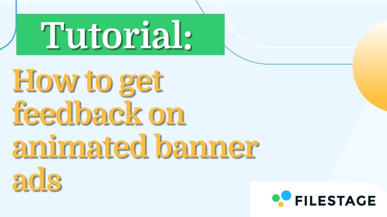 How to get feedback on animated banner ads