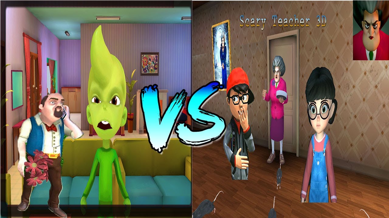 Scary Teacher 3D vs The Siblings 2020 - Gameplay Walkthrough (Ios,Android)