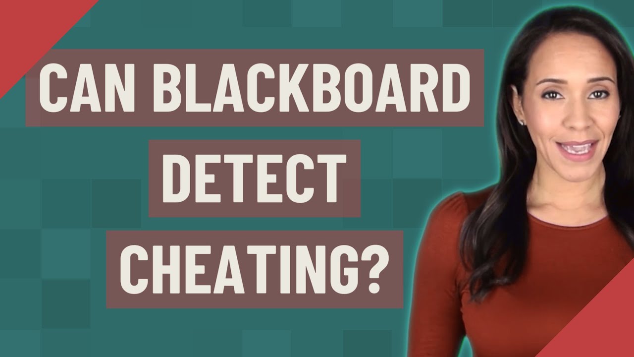 Can blackboard detect cheating?