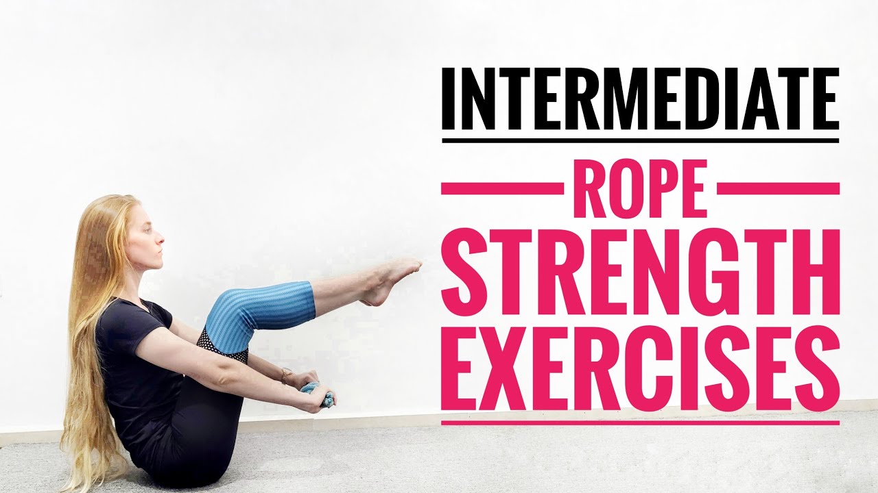 Conditioning exercises with the rope for intermadiate - rhythmic gymnastics