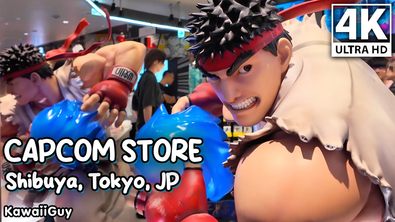 CAPCOM STORE | Shibuya, Tokyo, Japan | Street Fighter, Monster Hunter, Mega Man and More!