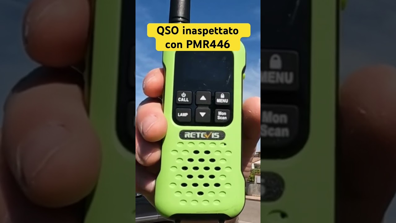 QSO inaspettato con PMR446 #pmr #hamradio #progettopmr